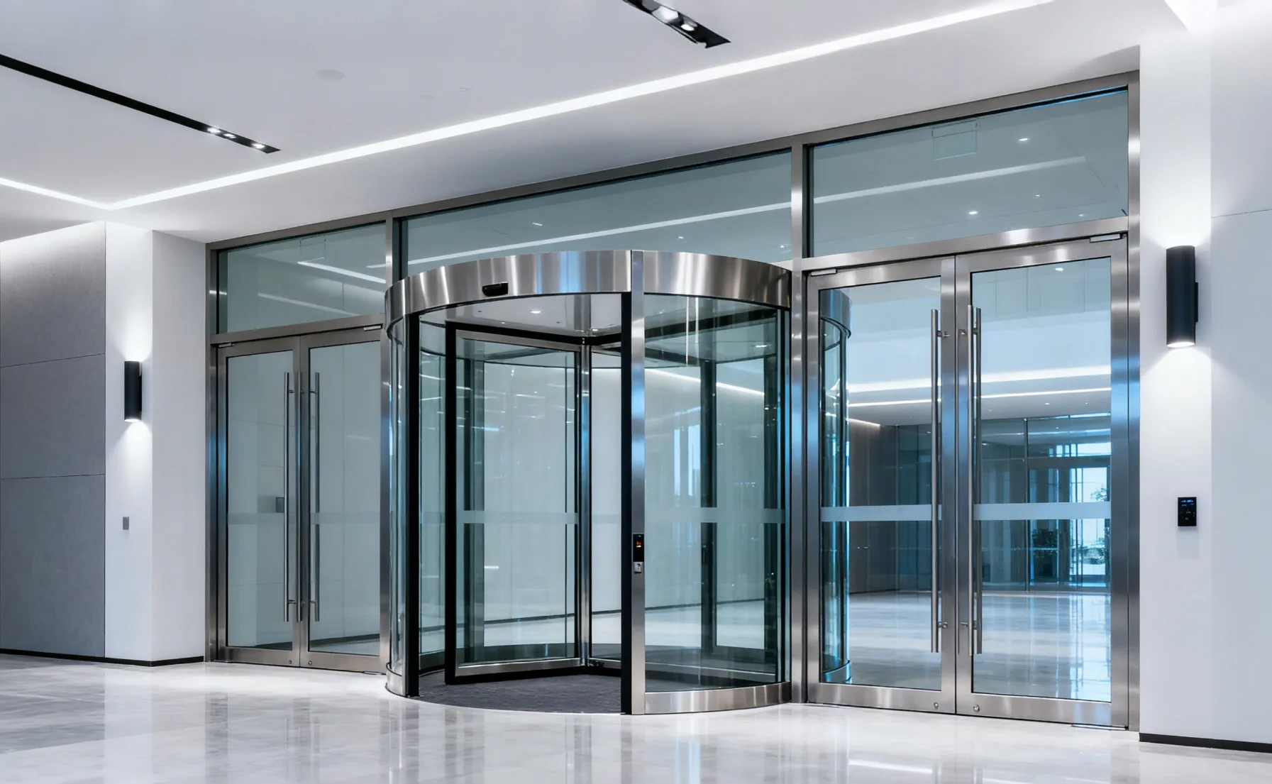 How can an automatic sliding door operator enhance accessibility